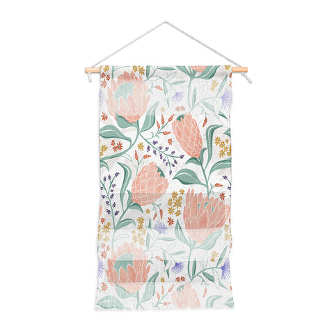 Heather Dutton Protea Field White Wall Hanging Portrait