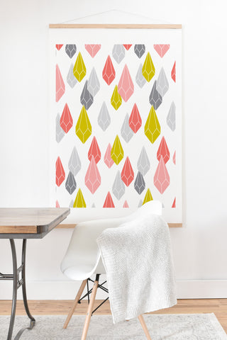 Heather Dutton Raining Gems Enchanted Art Print And Hanger