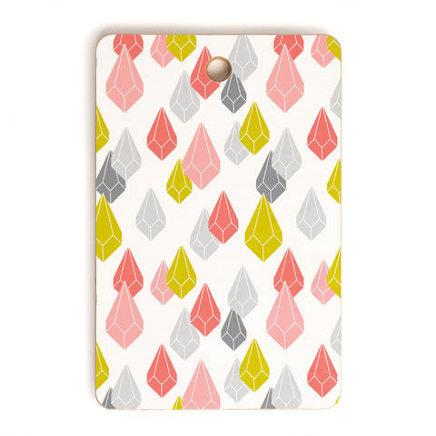 Heather Dutton Raining Gems Enchanted Cutting Board Rectangle