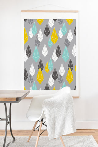 Heather Dutton Raining Gems Whisper Art Print And Hanger