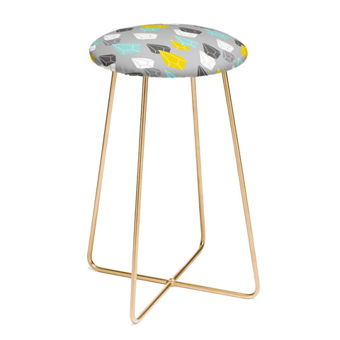 Heather Dutton Raining Gems Whisper Counter Stool