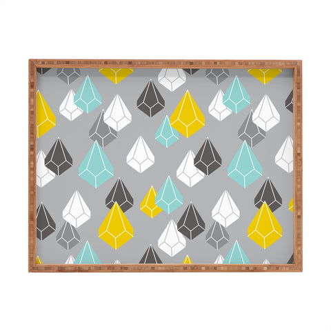 Heather Dutton Raining Gems Whisper Rectangular Tray