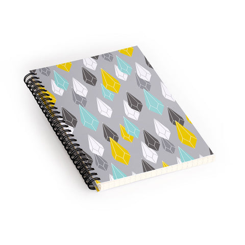 Heather Dutton Raining Gems Whisper Spiral Notebook