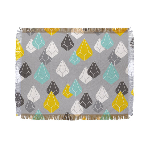 Heather Dutton Raining Gems Whisper Throw Blanket