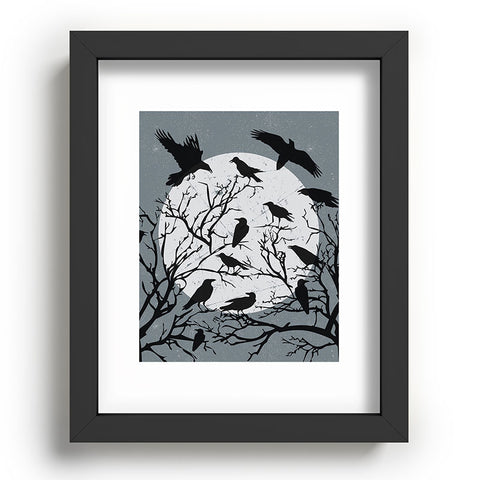 Heather Dutton Ravens Call Midnight Recessed Framing Rectangle