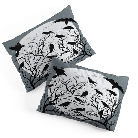 Heather Dutton Ravens Call Midnight Pillow Shams