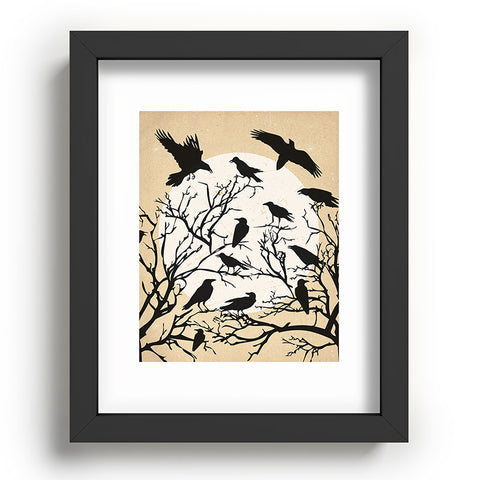 Heather Dutton Ravens Call Natural Recessed Framing Rectangle
