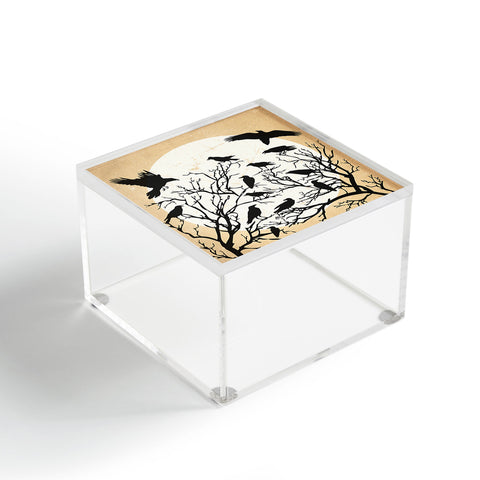 Heather Dutton Ravens Call Natural Acrylic Box