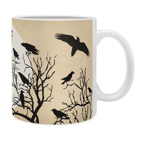 Heather Dutton Ravens Call Natural Coffee Mug