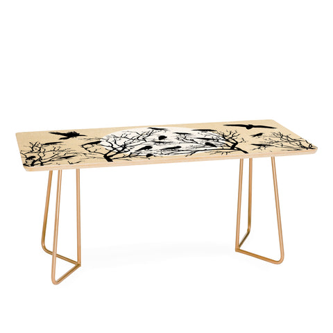 Heather Dutton Ravens Call Natural Coffee Table