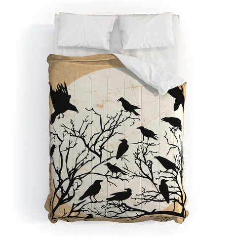 Heather Dutton Ravens Call Natural Comforter