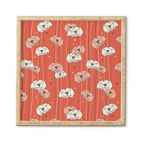 Heather Dutton Red Poppy Field 1 Framed Wall Art