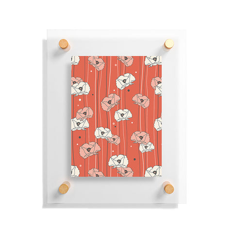 Heather Dutton Red Poppy Field 1 Floating Acrylic Print