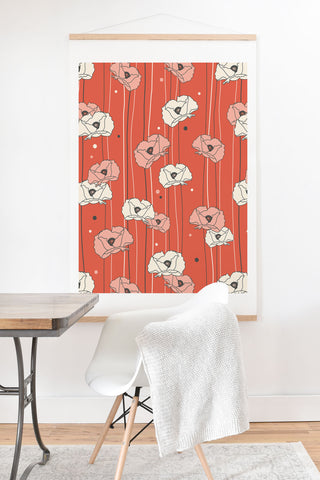 Heather Dutton Red Poppy Field 1 Art Print And Hanger