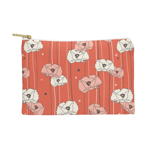 Heather Dutton Red Poppy Field 1 Pouch