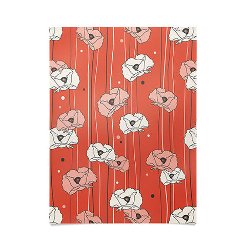Heather Dutton Red Poppy Field 1 Poster