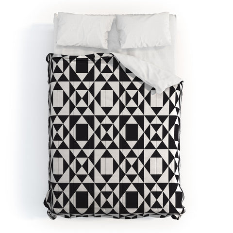 Heather Dutton Rhythm Black Comforter