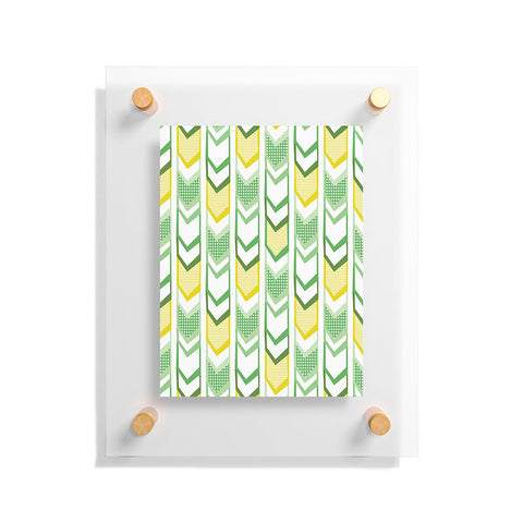 Heather Dutton Right Direction Lemon Lime Floating Acrylic Print