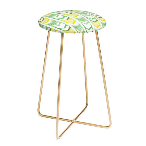 Heather Dutton Right Direction Lemon Lime Counter Stool