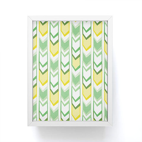 Heather Dutton Right Direction Lemon Lime Framed Mini Art Print
