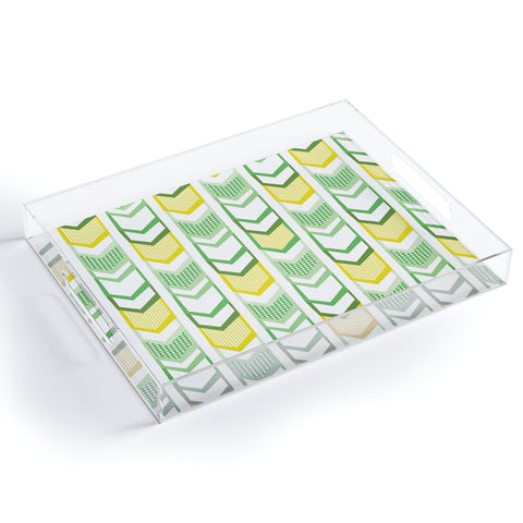 Heather Dutton Right Direction Lemon Lime Acrylic Tray