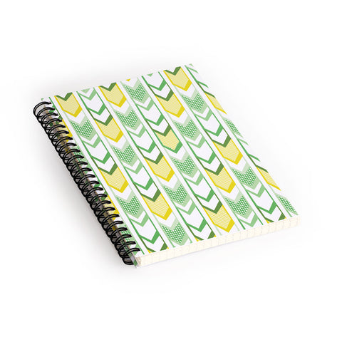 Heather Dutton Right Direction Lemon Lime Spiral Notebook