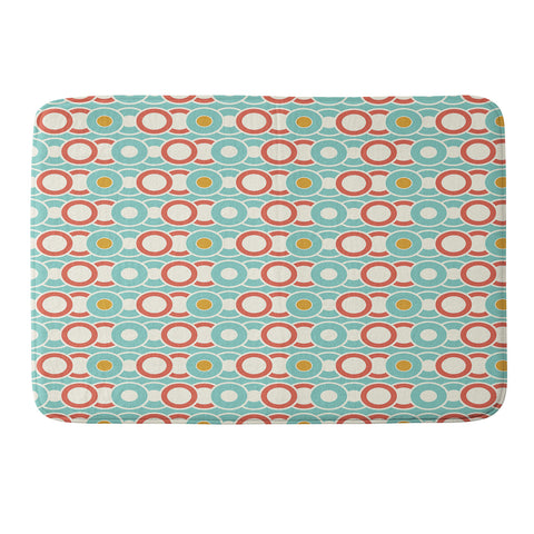 Heather Dutton Ring A Ding Memory Foam Bath Mat