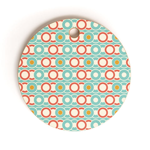 Heather Dutton Ring A Ding Cutting Board Round