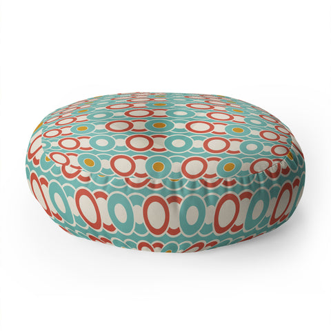 Heather Dutton Ring A Ding Floor Pillow Round