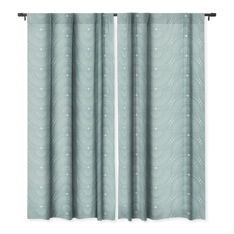 Heather Dutton Rise And Shine Mist Blackout Window Curtain