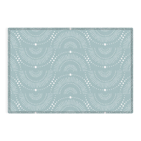 Heather Dutton Rise And Shine Mist Outdoor Rug
