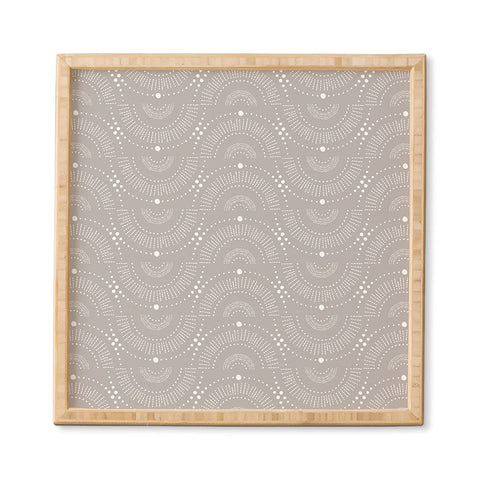 Heather Dutton Rise And Shine Taupe Framed Wall Art