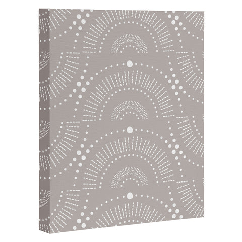 Heather Dutton Rise And Shine Taupe Art Canvas