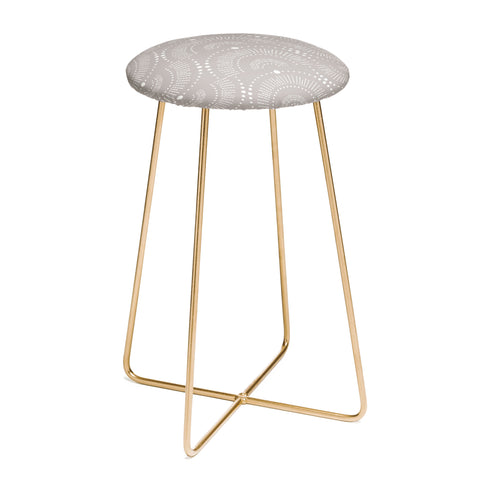 Heather Dutton Rise And Shine Taupe Counter Stool