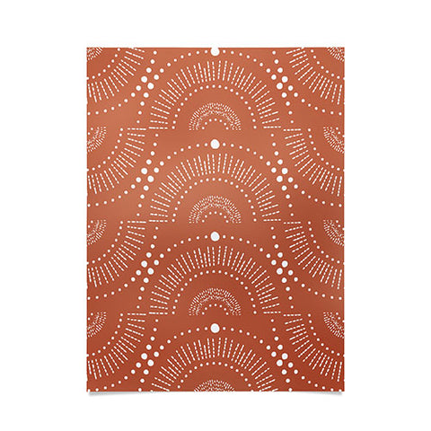 Heather Dutton Rise And Shine Terra Cotta Poster