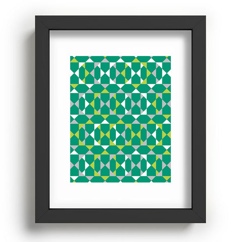 Heather Dutton Rocktagon Emerald Recessed Framing Rectangle