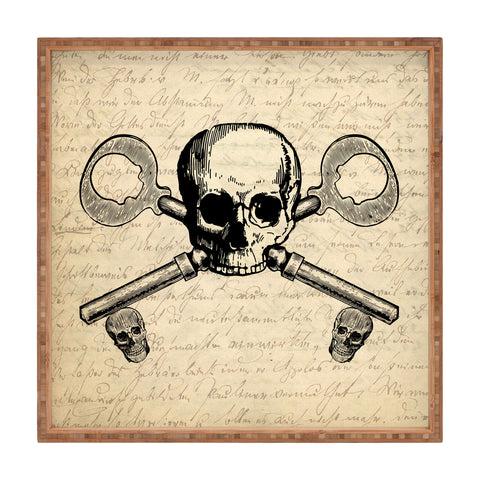 Heather Dutton Skeleton Key Square Tray