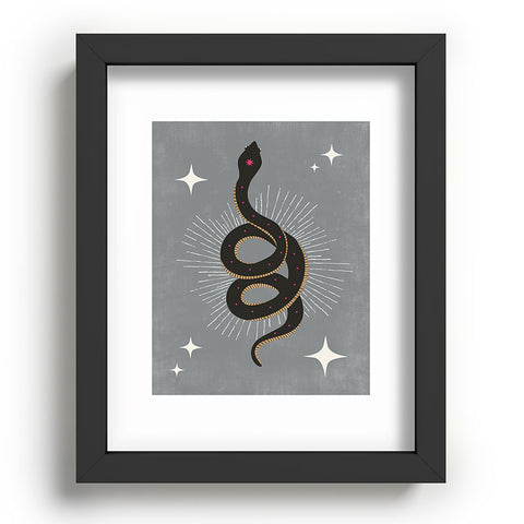 Heather Dutton Slither Gray Recessed Framing Rectangle