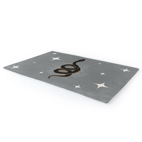 Heather Dutton Slither Gray Area Rug