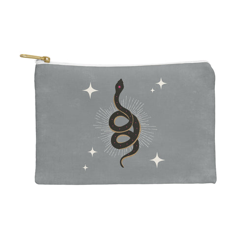 Heather Dutton Slither Gray Pouch