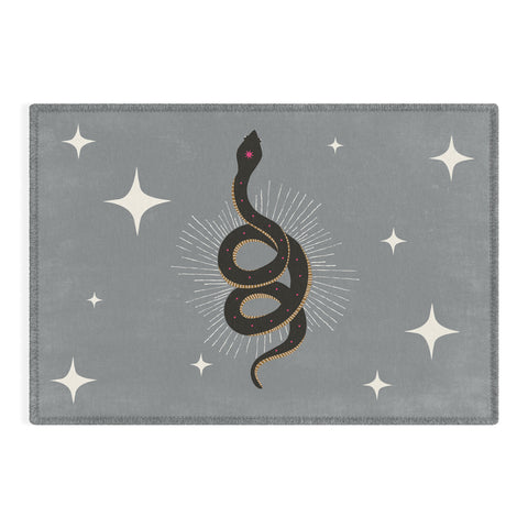 Heather Dutton Slither Gray Outdoor Rug
