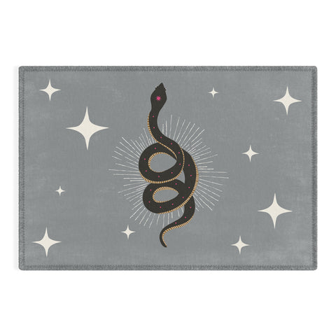 Heather Dutton Slither Gray Outdoor Rug