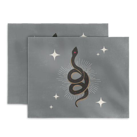 Heather Dutton Slither Gray Placemat