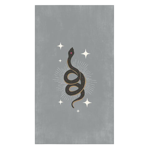 Heather Dutton Slither Gray Tablecloth