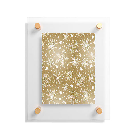 Heather Dutton Snow Squall Guilded Floating Acrylic Print
