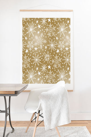 Heather Dutton Snow Squall Guilded Art Print And Hanger