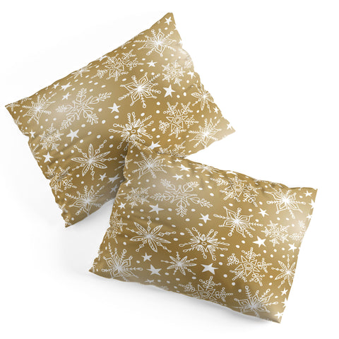 Heather Dutton Snow Squall Guilded Pillow Shams