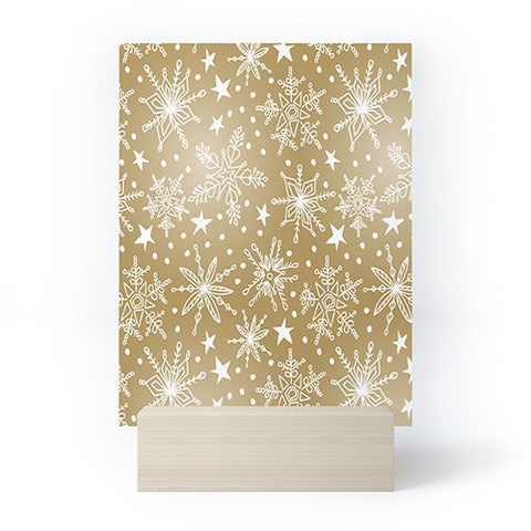 Heather Dutton Snow Squall Guilded Mini Art Print