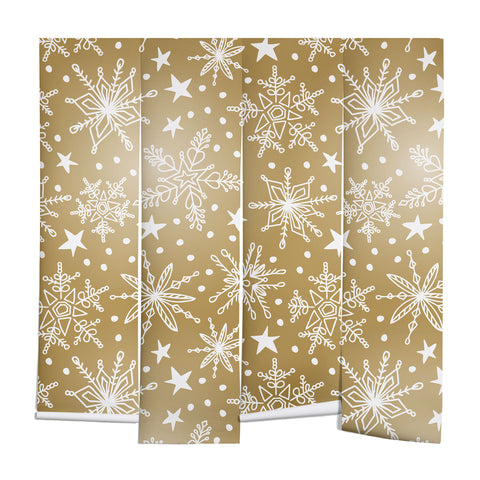 Heather Dutton Snow Squall Guilded Wall Mural