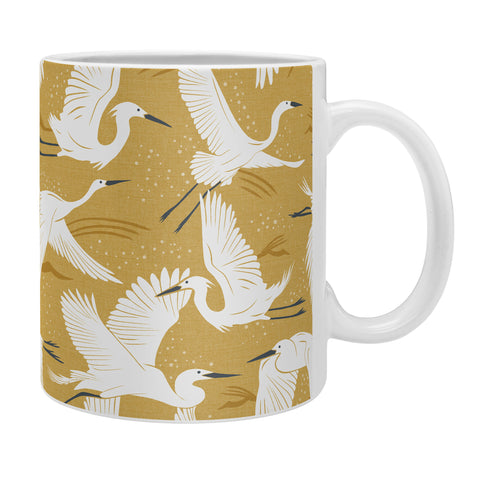 Heather Dutton Soaring Wings Goldenrod Yellow Coffee Mug